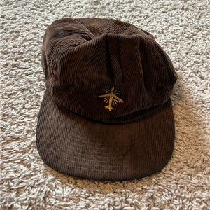 Brixton Brown Corduroy Hat adjustable